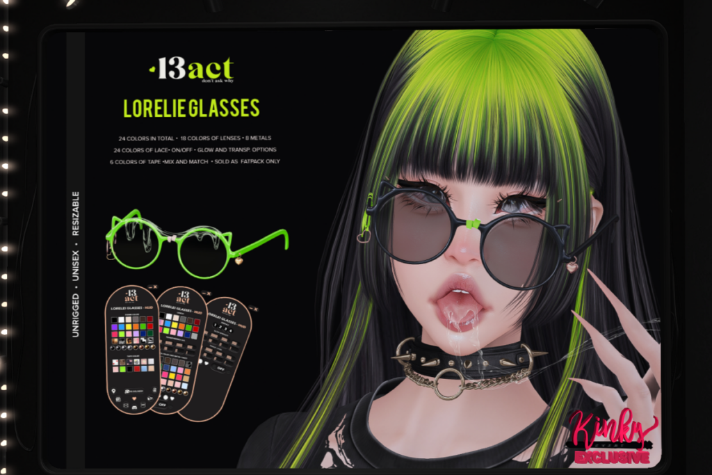 Lorelie Glasses, L$450