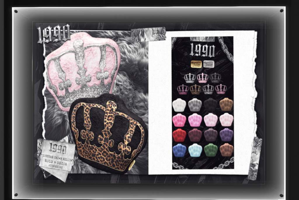 Couture Crown Pillow, L$300