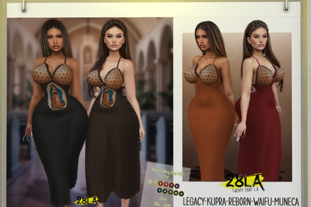 Mother Mary Dress - Inithium/Legacy/Reborn/Yentements/+mods, L$399 each/L$2999 FP