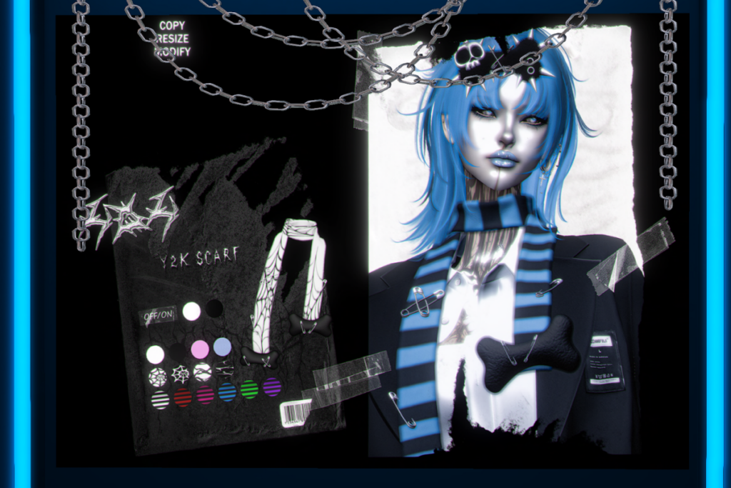Y2K Scarf, L$299