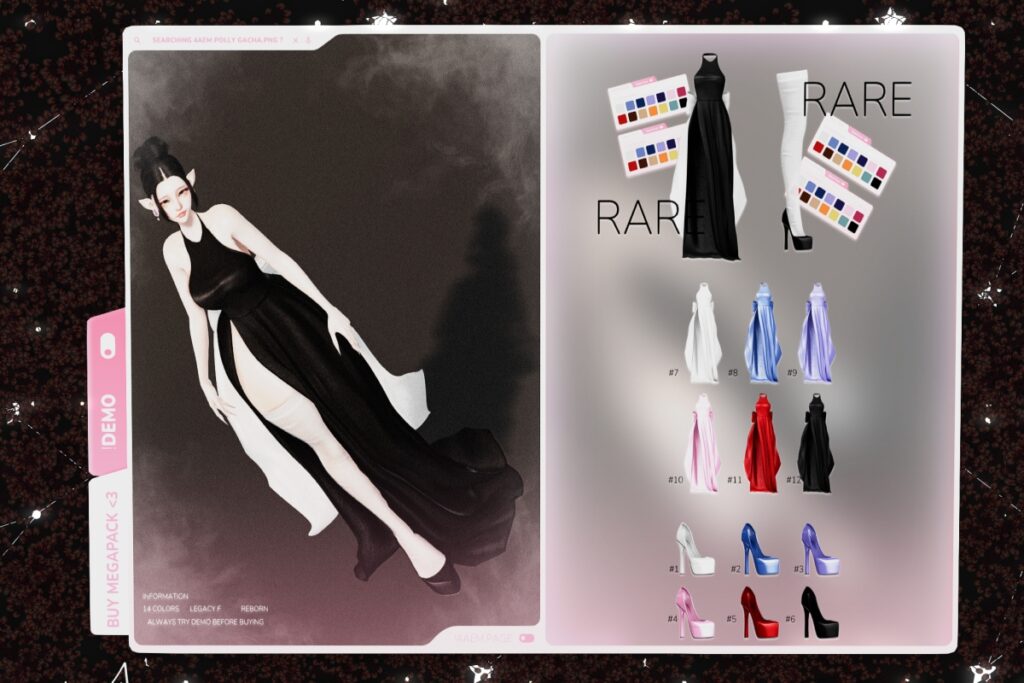 Polly Outfit - Legacy/Reborn, L$75 per Play