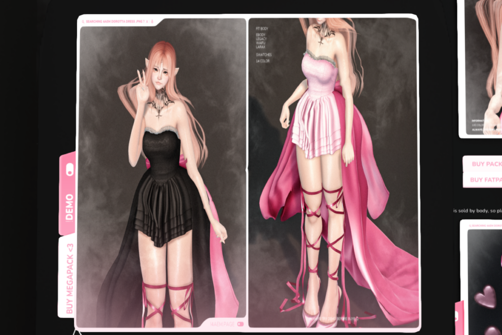 Dorotta Dress - Legacy/MaitreyaX/Reborn/+mods, L$399 each/L$1250 FP