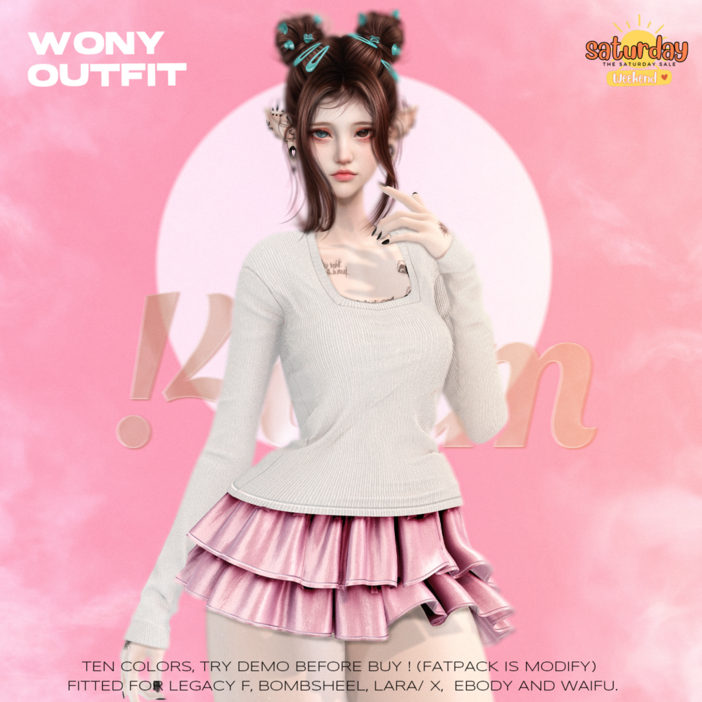 Wony Outfit - Legacy/Maitreya/Reborn/+mods	&lt;a href=&quot;http://maps.secondlife.com/secondlife/Dark%20Desires/207/202/25&quot; target=&quot;_blank&quot;&gt;Teleport&lt;/a&gt;