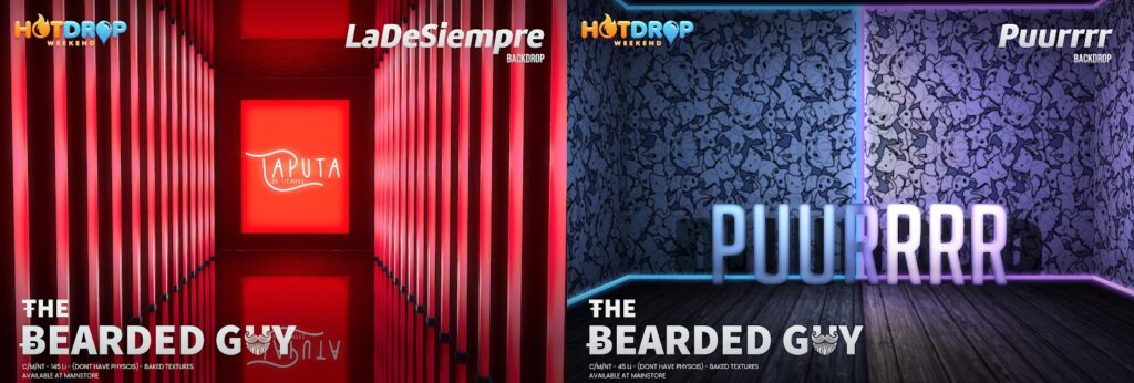 La De Siempre &amp; Puurrrr Backdrops