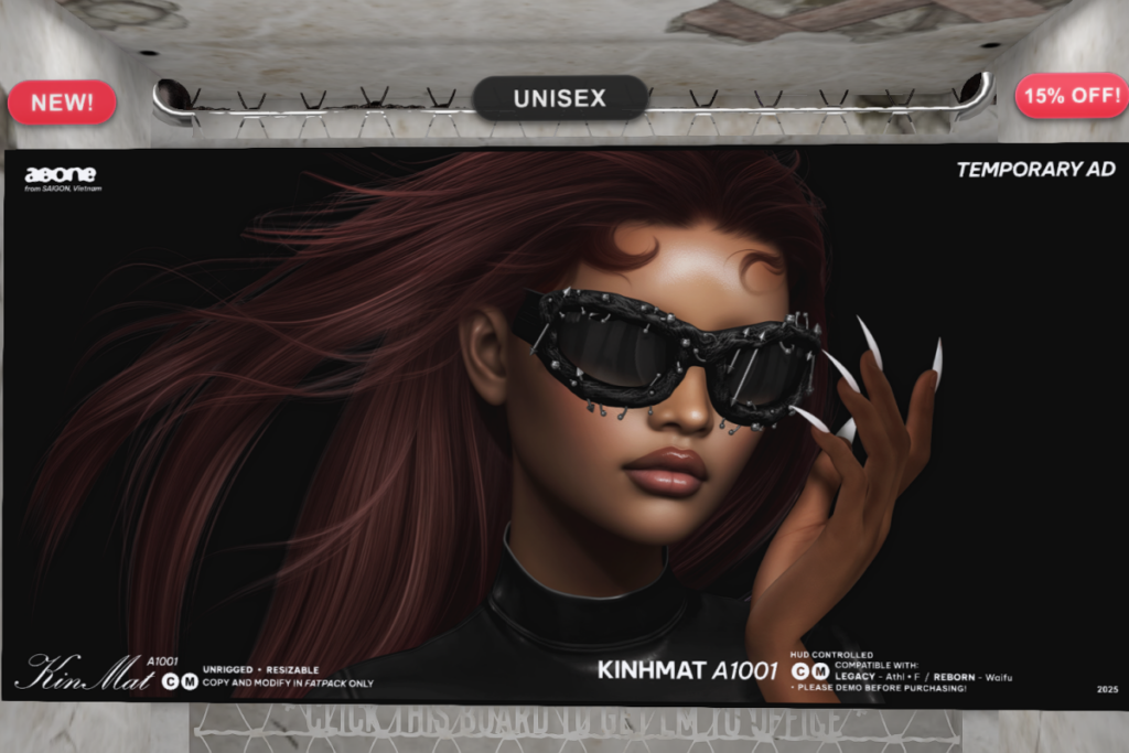 Kinhmat A1001 Eyewear, L$299