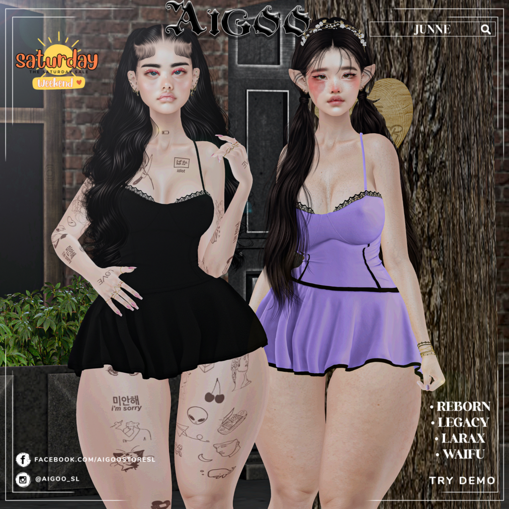 Junne Dress - Legacy/MaitreyaX/Reborn/+mods	&lt;a href=&quot;http://maps.secondlife.com/secondlife/Hutter/100/113/3480&quot; target=&quot;_blank&quot;&gt;Teleport&lt;/a&gt;