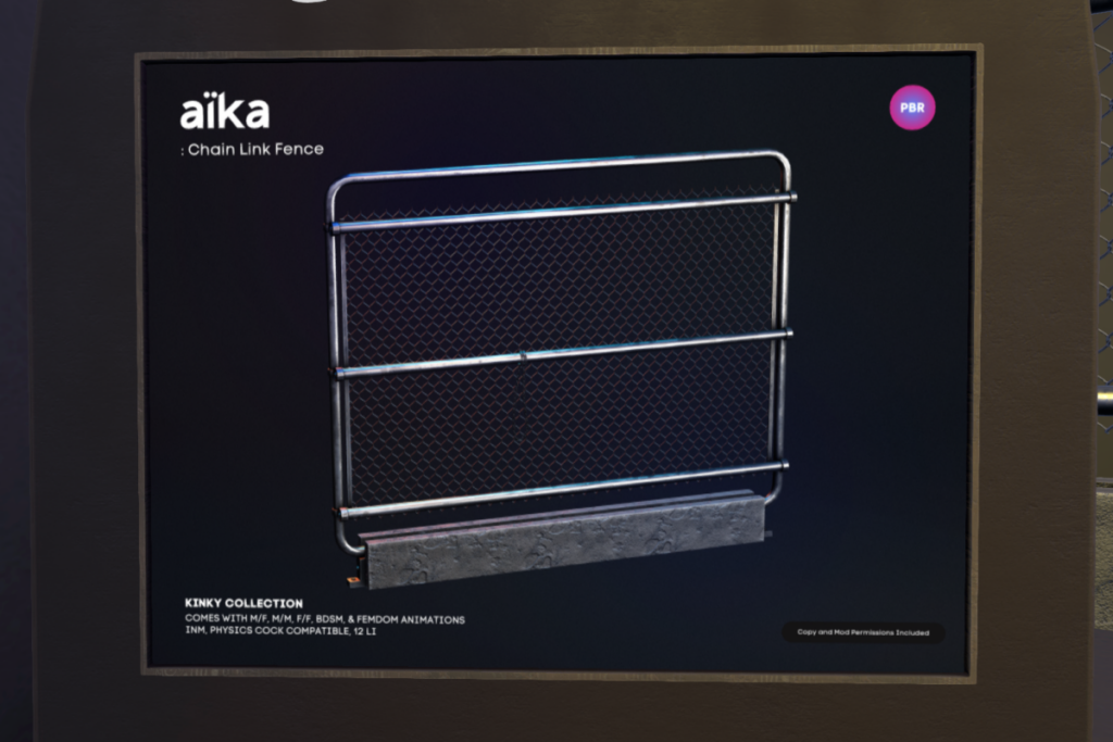 Chain Link Fence, L$1999