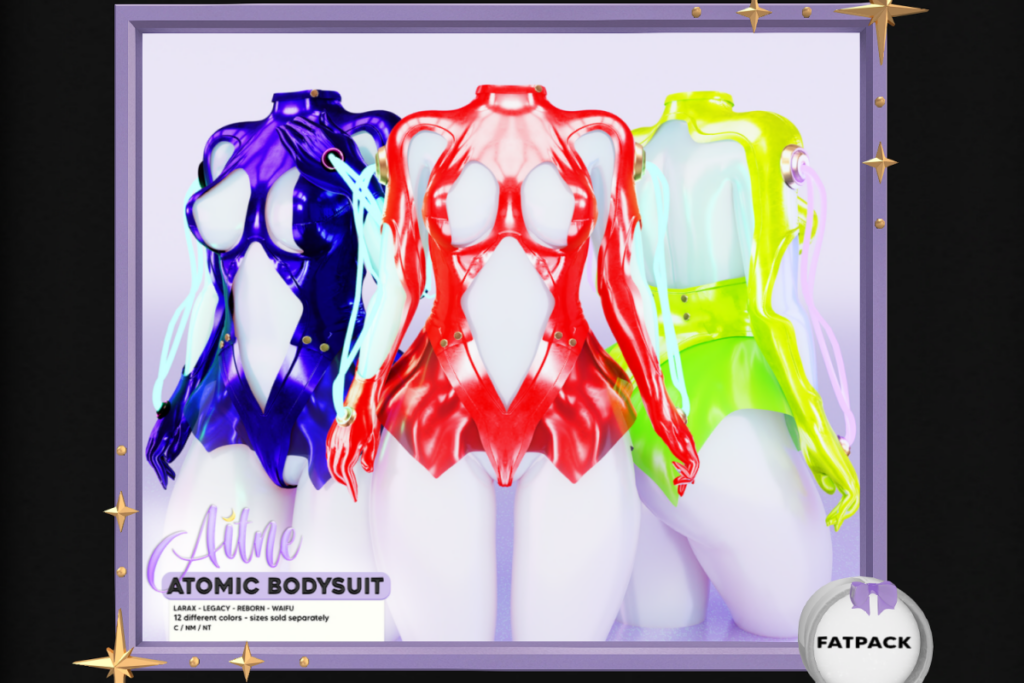 Atomic Bodysuit - Legacy/MaitreyaX/Reborn/+mods, L$499 each/L$1119 FP
