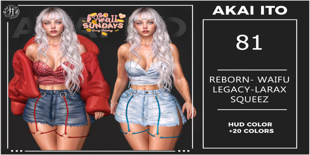 81 Outfit - Legacy/MaitreyaX/Reborn/+mods	&lt;a href=&quot;https://maps.secondlife.com/secondlife/Woodland%20Realm/73/34/21&quot; target=&quot;_blank&quot;&gt;Teleport&lt;/a&gt;