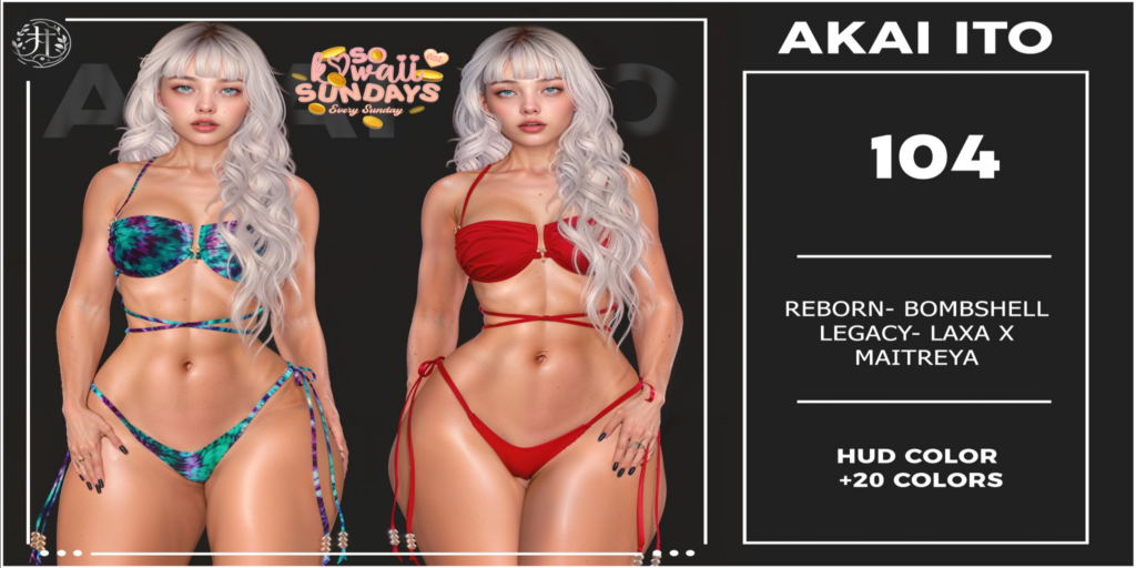 104 Outfit - Legacy/Maitreya/Reborn/+mods	&lt;a href=&quot;https://maps.secondlife.com/secondlife/Woodland%20Realm/72/32/21&quot; target=&quot;_blank&quot;&gt;Teleport&lt;/a&gt;