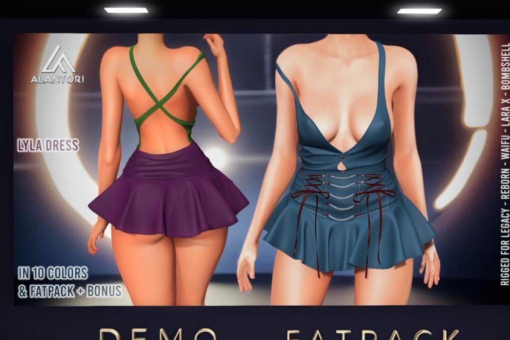 Lyla Dress - Legacy/MaitreyaX/Reborn/+mods, L$299 each/L$1499 FP