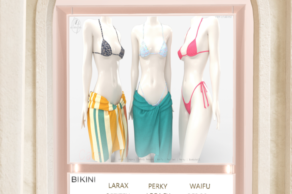 Cara Bikini &amp; Towel - Legacy/MaitreyaX/Reborn/+mods, L$399 each/L$899 each FP
