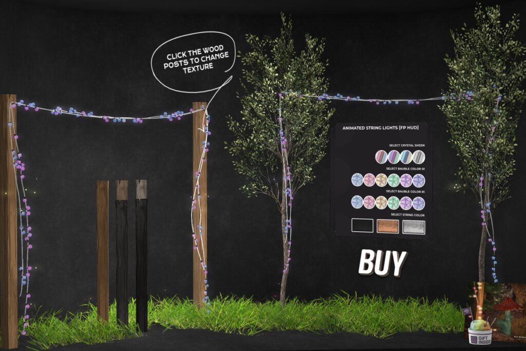 Animated String Lights Decor Set, L$50 FP