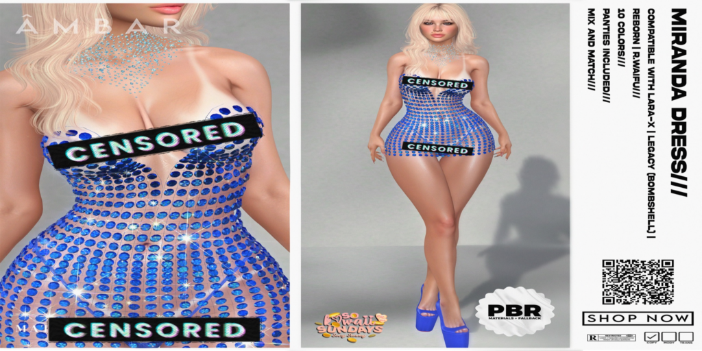 Miranda Dress - Legacy/MaitreyaX/Reborn/+mods	&lt;a href=&quot;http://maps.secondlife.com/secondlife/Mellow%20Marina/137/65/21&quot; target=&quot;_blank&quot;&gt;Teleport&lt;/a&gt;