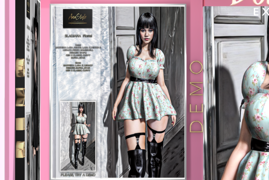 Sladjana Dress - GenX/Inithium/Legacy/MaitreyaX/Reborn/Star/+mods, L$199 each/L$1250 FP