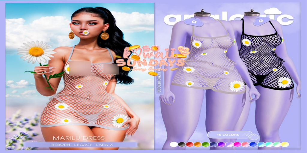 Marilu Dress - Legacy/MaitreyaX/Reborn	&lt;a href=&quot;http://maps.secondlife.com/secondlife/Bliss%20Kingdom/64/160/2002&quot; target=&quot;_blank&quot;&gt;Teleport&lt;/a&gt;