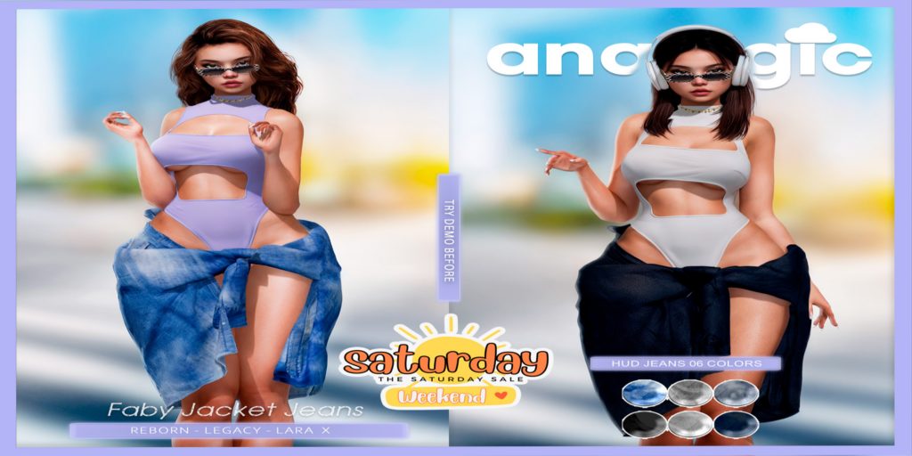 Faby Jeans Jacket - Legacy/MaitreyaX/Reborn	&lt;a href=&quot;http://maps.secondlife.com/secondlife/Bliss%20Kingdom/62/160/1750&quot; target=&quot;_blank&quot;&gt;Teleport&lt;/a&gt;