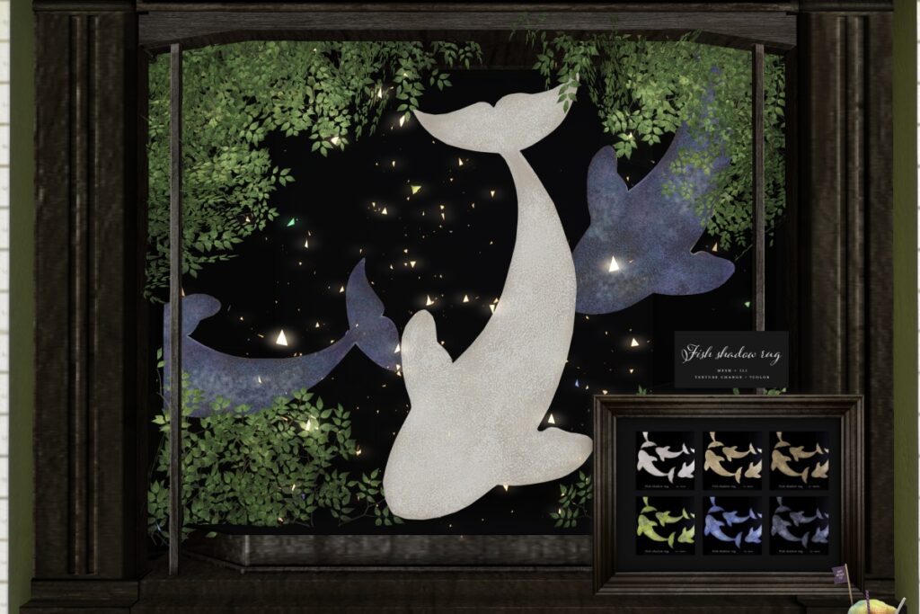 Fish Shadow Rug, L$50 each/L$199 FP
