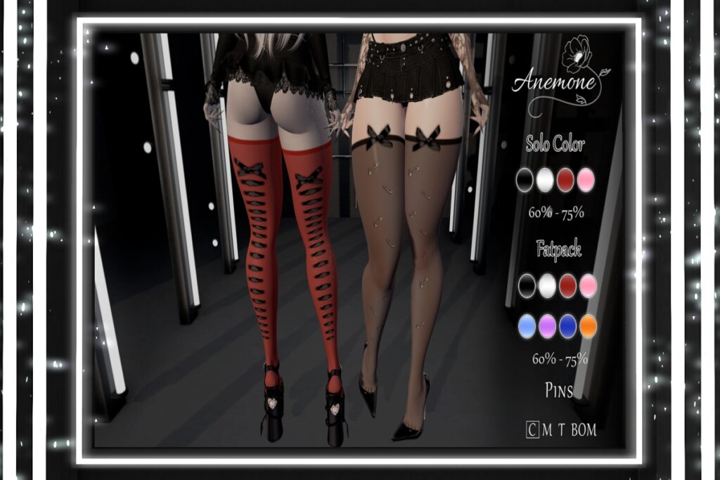 Amelia Pantyhose - BOM, L$200 each/L$600 FP