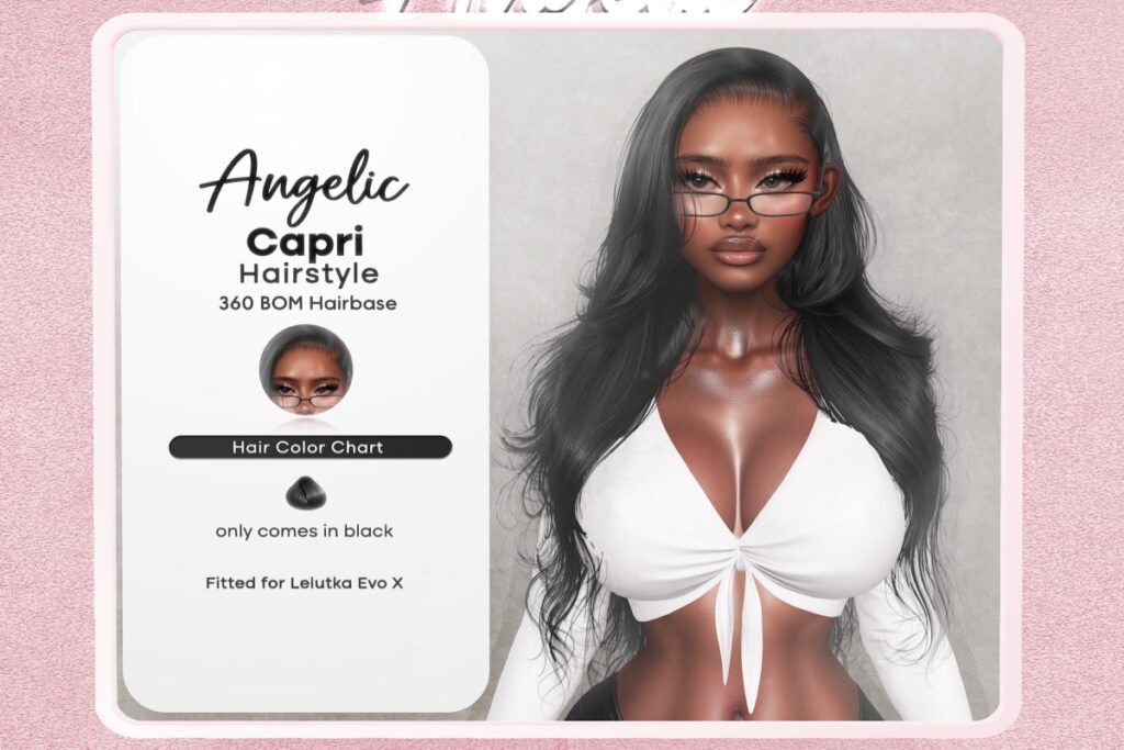 Capri Hairstyle &amp; Hairbase - EvoX, L$400