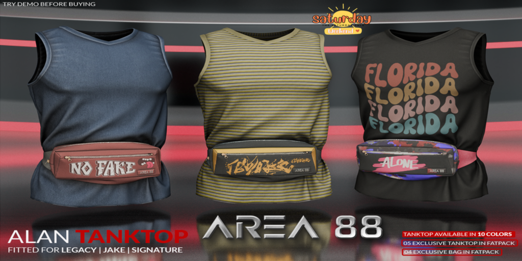 Alan Tank Top - Gianni/Jake/Legacy	&lt;a href=&quot;http://maps.secondlife.com/secondlife/Birdcage/187/65/2801&quot; target=&quot;_blank&quot;&gt;Teleport&lt;/a&gt;