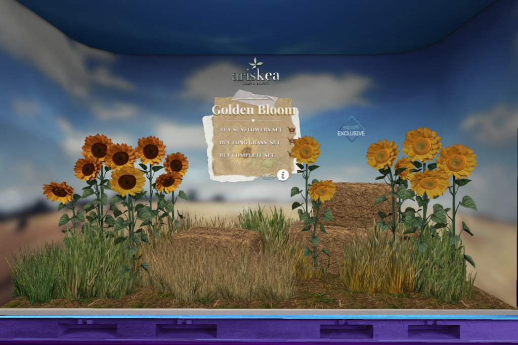 Golden Bloom, L$399 each/L$699 FP