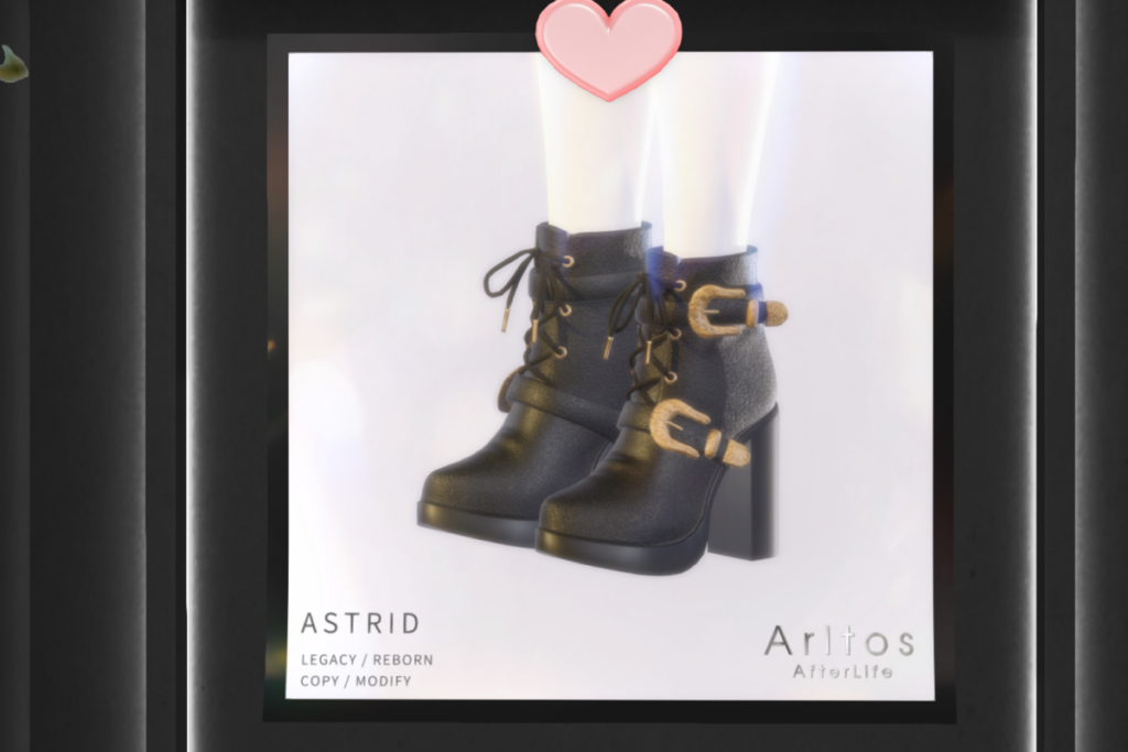 Astrid Boot - Legacy/Reborn, L$199 each/L$599 FP