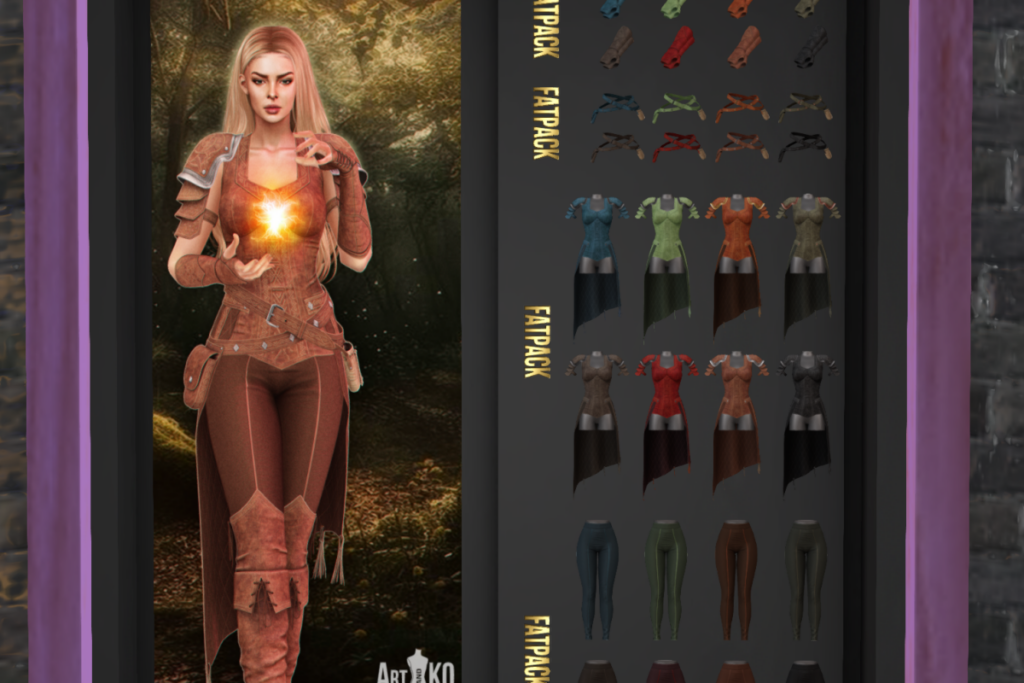 Elara Top, Pants, Boot, &amp; Accessories - GenX/Legacy/MaitreyaX/Reborn/+mods, L$120-L$245 each/L$750-L$1400 each FP