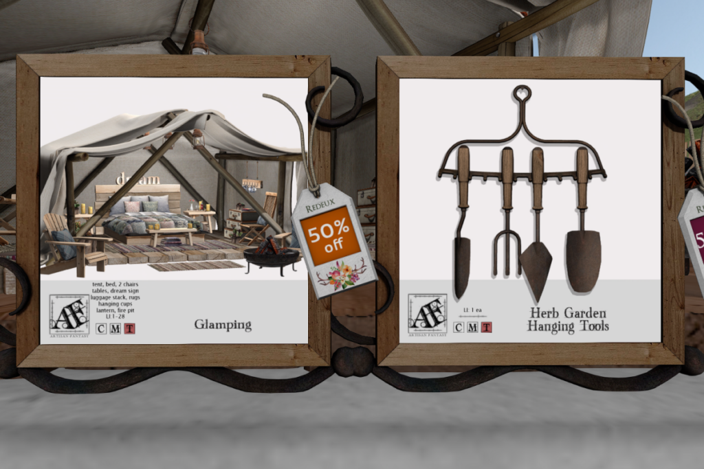 Glamping, L$1000 | Herb Garden Hanging Tool, L$50