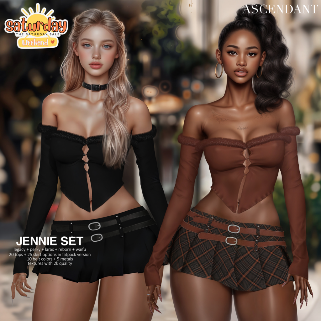 Jennie Set - Legacy/MaitreyaX/Reborn/+mods	&lt;a href=&quot;http://maps.secondlife.com/secondlife/Ascendant/128/127/52&quot; target=&quot;_blank&quot;&gt;Teleport&lt;/a&gt;