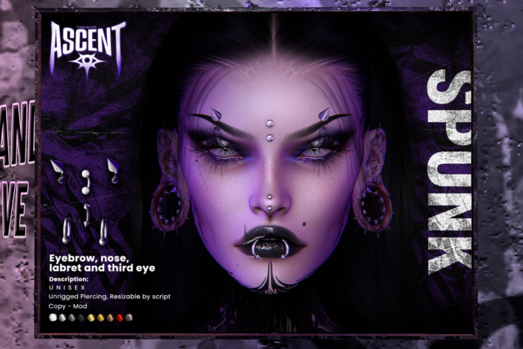 Spunk Piercings, L$275