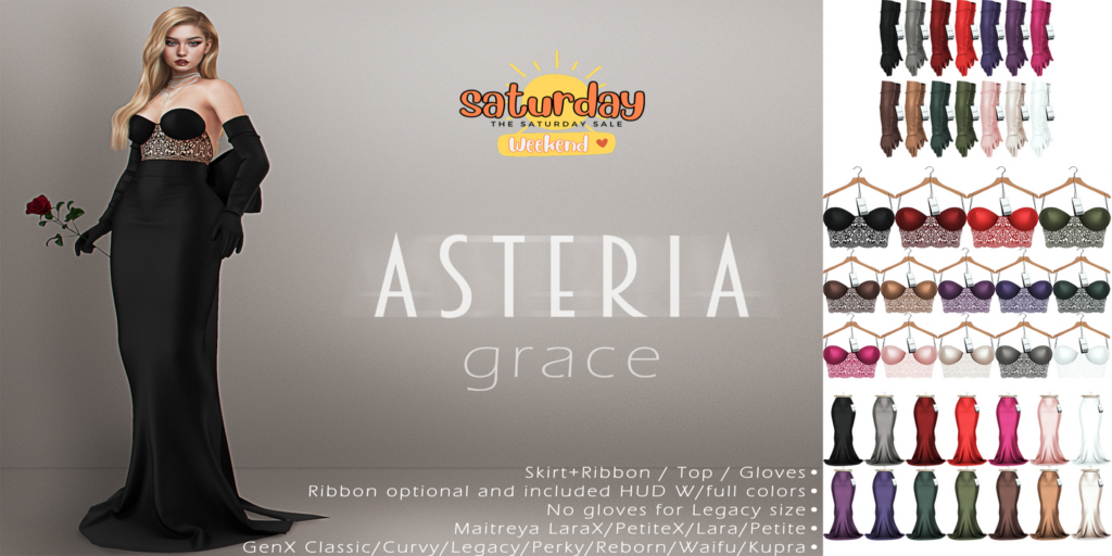 Grace Gown - GenX/Inithium/Legacy/Maitreya/Reborn/+mods	&lt;a href=&quot;http://maps.secondlife.com/secondlife/Asteria/158/166/24&quot; target=&quot;_blank&quot;&gt;Teleport&lt;/a&gt;