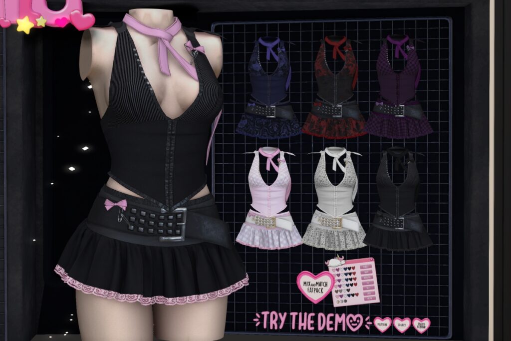 Nana Outfit - Legacy/Maitreya/Reborn, L$499 each/L$1499 FP