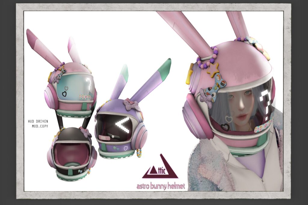 Astro Bunny Helmet, L$399 FP