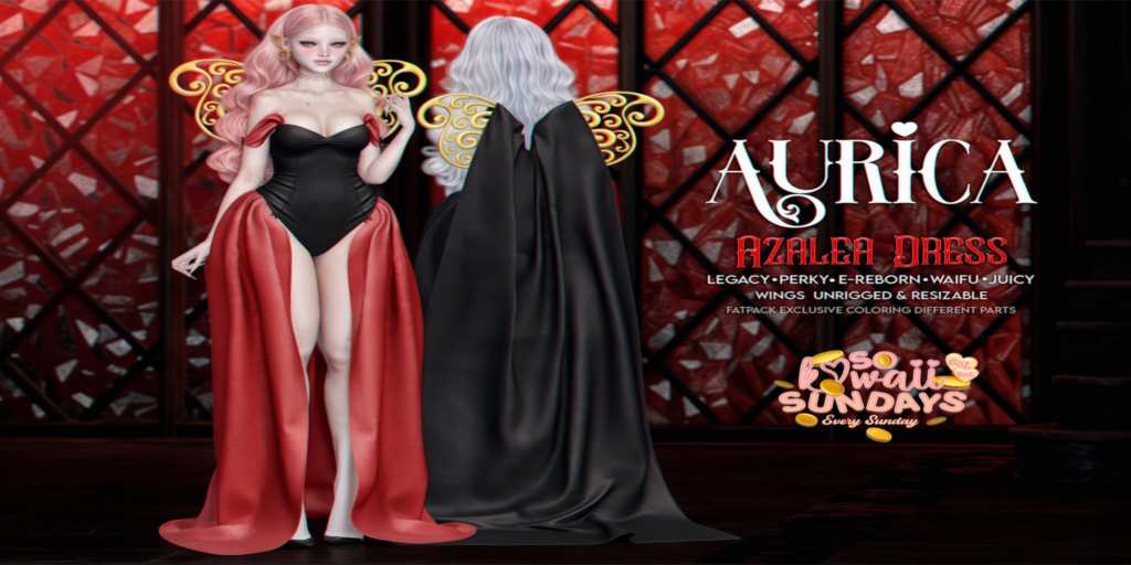 Azalea Dress - Legacy/Reborn/+mods	&lt;a href=&quot;http://maps.secondlife.com/secondlife/Crystal%20Isle/168/140/60&quot; target=&quot;_blank&quot;&gt;Teleport&lt;/a&gt;