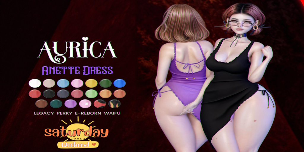 Anette Dress - Legacy/Reborn/+mods	&lt;a href=&quot;http://maps.secondlife.com/secondlife/Crystal%20Isle/129/123/60&quot; target=&quot;_blank&quot;&gt;Teleport&lt;/a&gt;