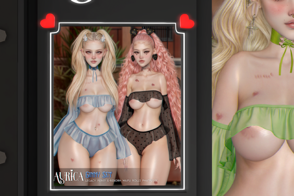 Ginny Set - Legacy/Reborn/+mods, L$259 each/L$1159 FP