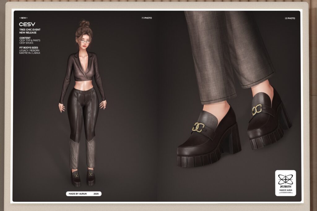 Cesy Outfit - Legacy/Maitreya/Reborn/+mods, L$259 each/L$1000 each FP/L$2599 MP