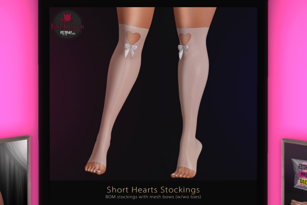 Hearts Short Stockings - BOM, L$225 each/L$585 FP