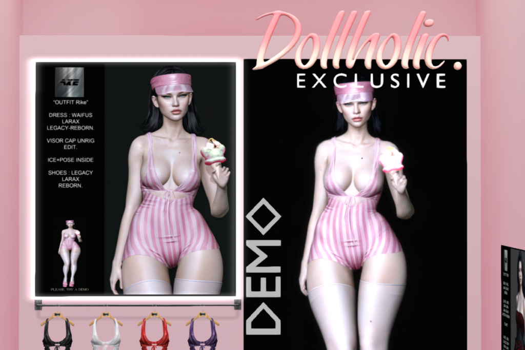 Rike Dress - Legacy/MaitreyaX/Reborn/+mods, L$180 each/L$899 | Rike Shoes - Legacy/MaitreyaX/Reborn, L$150 each