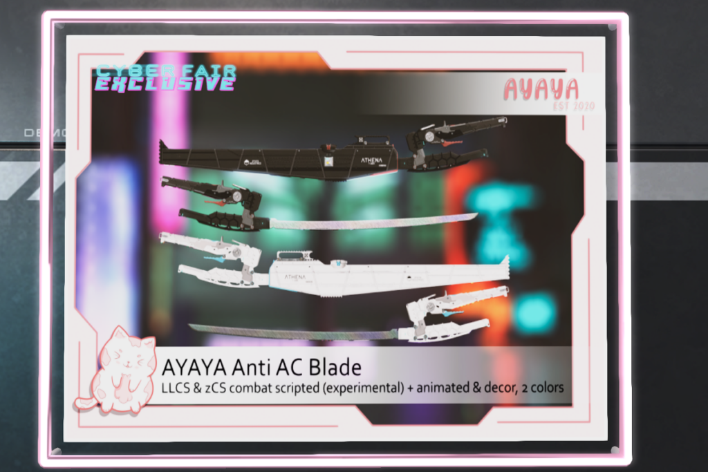 Anti AC Blade, L$275 each/L$349 FP