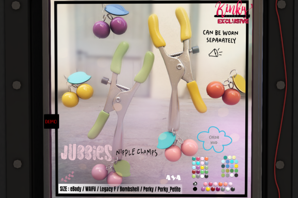 Nipple Clamps - Legacy/MaitreyaX/Reborn/+mods, L$450