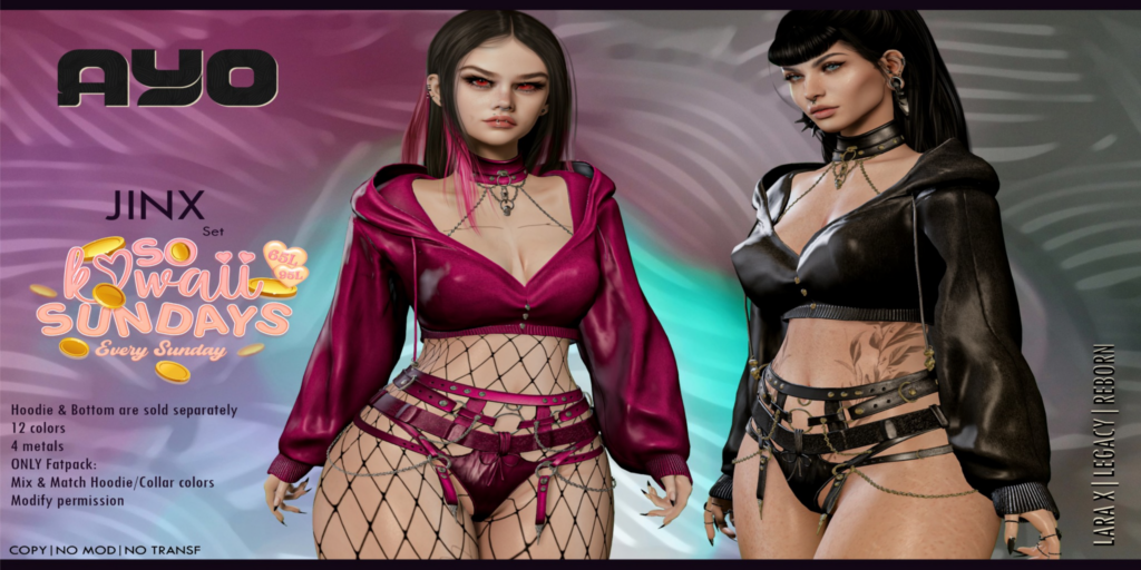 Jinx Set - Legacy/MaitreyaX/Reborn	&lt;a href=&quot;http://maps.secondlife.com/secondlife/Wana/200/18/2000&quot; target=&quot;_blank&quot;&gt;Teleport&lt;/a&gt;