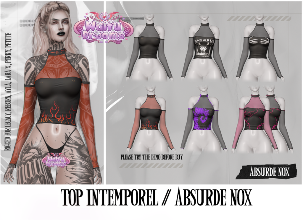 Top Intemporel - Ayla/Legacy/MaitreyaX/Reborn/+mods
