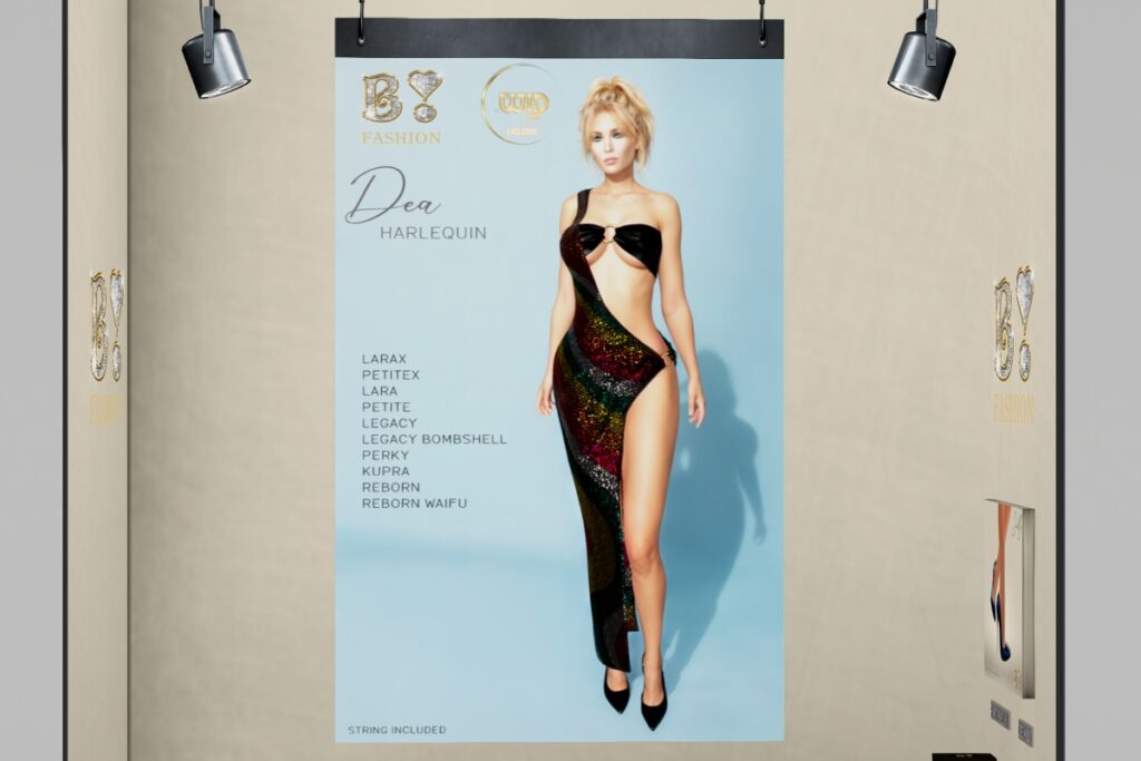 Dea Harlequin Dress - Inithium/Legacy/MaitreyaX/Reborn/+mods, L$390 each/L$890 FP