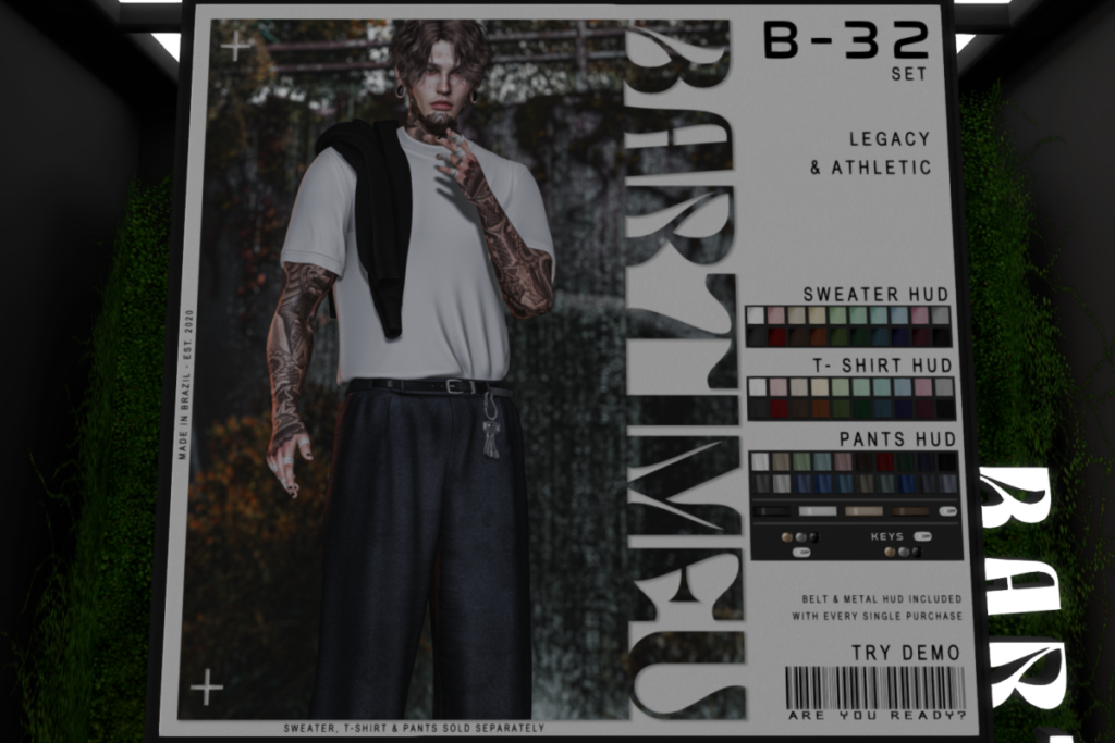 B-32 Set - Legacy/+mods, L$199-L$300 each/L$999-L$2500 each FP