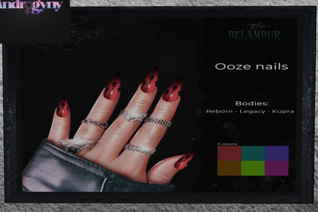 Ooze Nails - Inithium/Legacy/Reborn, L$150