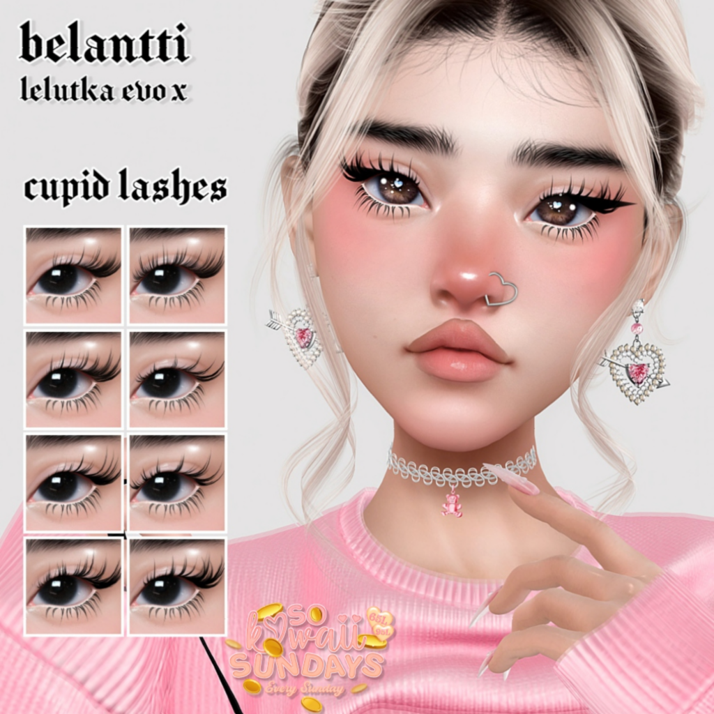 Cupid Lashes - EvoX	&lt;a href=&quot;http://maps.secondlife.com/secondlife/Legenda/174/95/698&quot; target=&quot;_blank&quot;&gt;Teleport&lt;/a&gt;