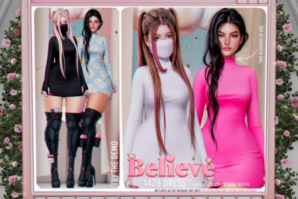 1429 Dress - Legacy/MaitreyaX/Reborn/+mods, L$188 each/L$849 FP