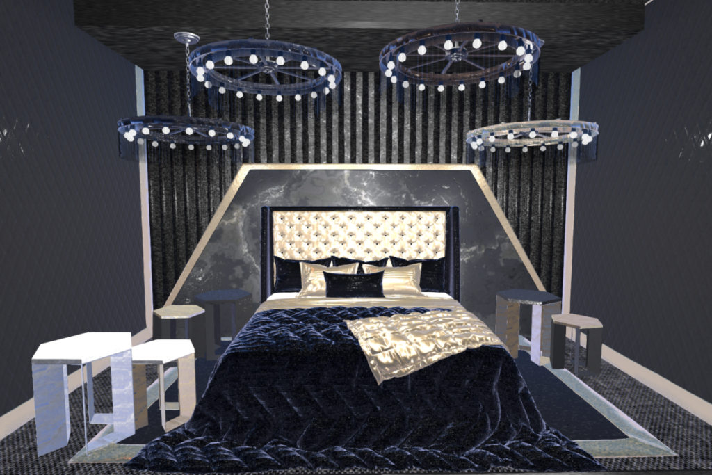 Golden Royale Bedroom, L$1400 FP